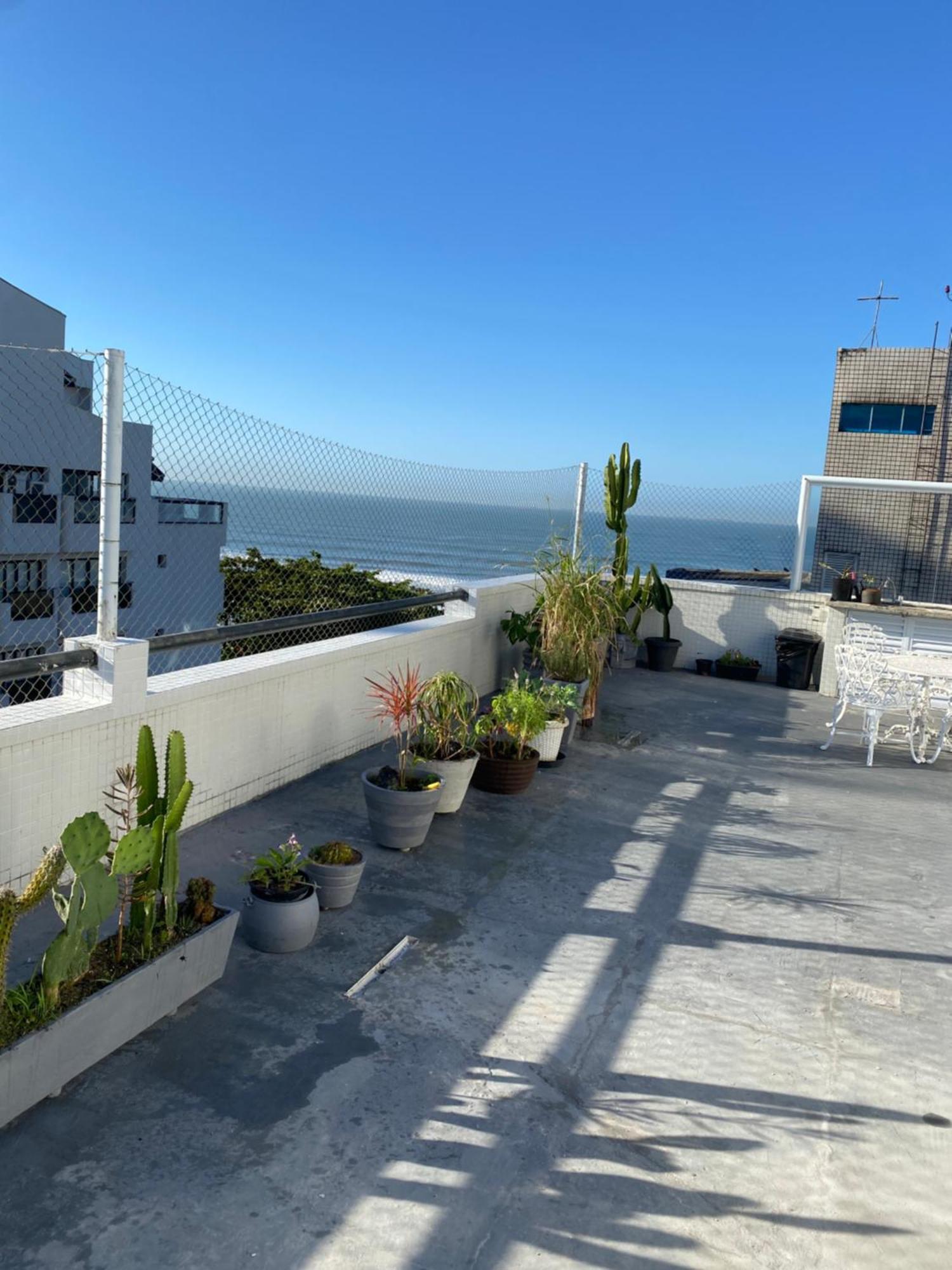 Cobertura Com Area Externa Com Vista Para O Mar Na Melhor Praia Do Guaruja Tombo Apartment Exterior photo